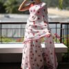 Handloom Bengali Soft Cotton Polka Dot Saree