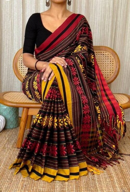 Cotton saree