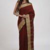 Misha Boutique Begumpuri Maroon Cotton Handloom Saree